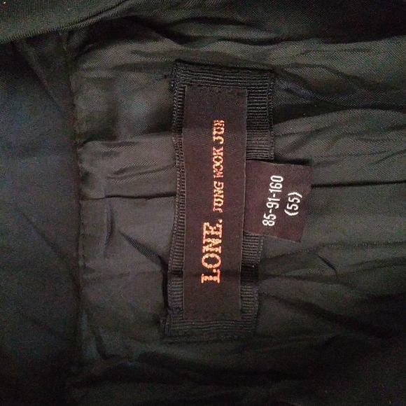 Double Breasted Trench Coat (Black) - Picture 12 of 14